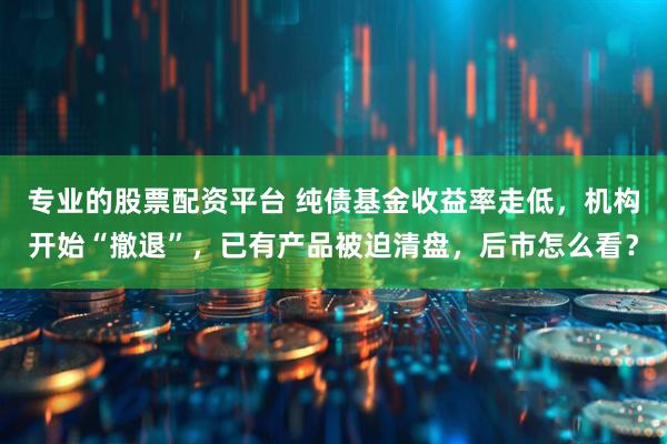 专业的股票配资平台 纯债基金收益率走低，机构开始“撤退”，已有产品被迫清盘，后市怎么看？