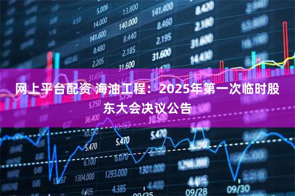 网上平台配资 海油工程：2025年第一次临时股东大会决议公告